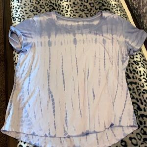 Multi-shade purple hi-low shirt